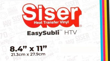 Siser EasySubli Heat Transfer Vinyl (HTV) 8.4