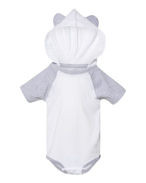Rabbit Skin - Boys Ragland Onesie with Hood and Ears