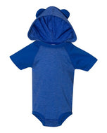 Rabbit Skin - Boys Ragland Onesie with Hood and Ears